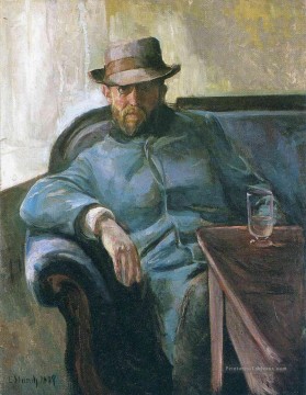 écrivain hans 1889 jaeger Edvard Munch Peinture à l'huile
